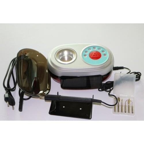 Dentist Equipment Dental lab 2 IN 1 Waxing Unit Wax Pot Analog Heater Melter+Waxer Carving Knife Pen