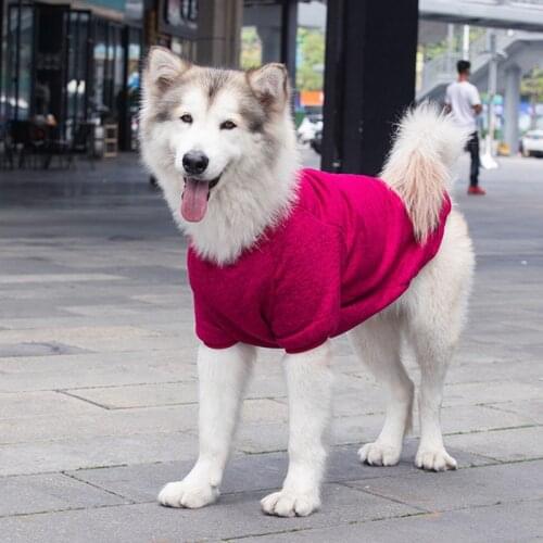3XL-7XL Dog Clothes Large Size Two-legged Pet Coat Dog Long-sleeved Sweater for Big Dogs Puppy Outfit Pet Clothes