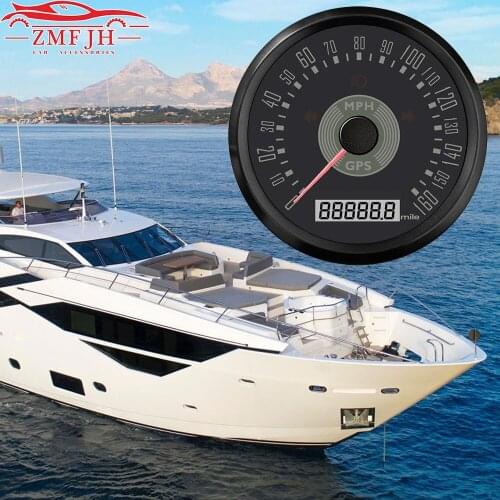 85mm Classical MPH GPS Speedometer 0-160MPH Adjustable Odometer with Left Right Turning Light For Auto Car Motorcycle 9-32V