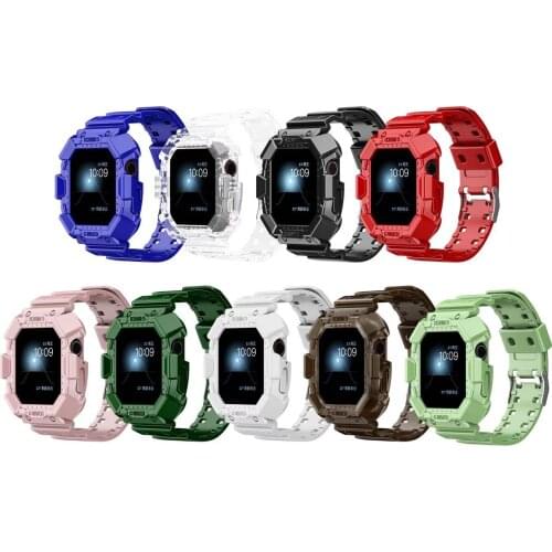 For Apple Watch IWatch 6/5/4 Strap Transparent Anti-drop and Sweat-proof Integrated Apple Watch DIY Accessories Replacement