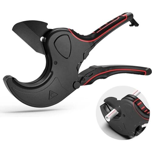 PVC Pipe Cutter 36/42/63/75MM Scissors Cutting PPR Pipe Tube Cutter Secateurs SK5 Hand Garden Tools with Lock Steel Blade Up