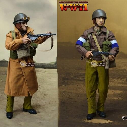 UJINDOU 1/6 UD9005 WWII British Army Dispatch Riders 12" Full Set Soldier Figure For Collection In Stock