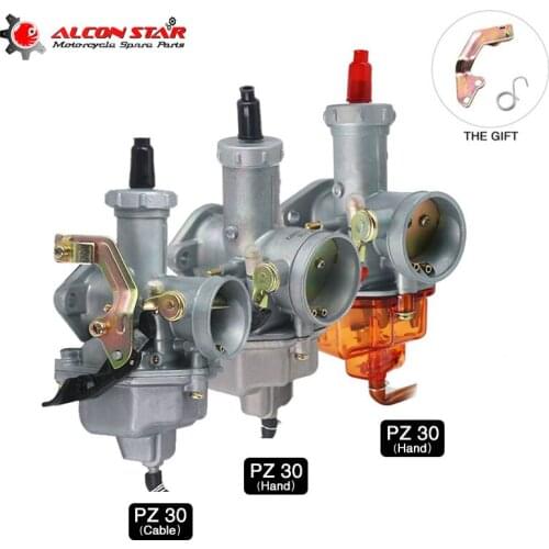 PZ30 30mm Carburetor Accelerating Pump Racing For 200cc 250cc Cable Choke Dirt Bike ATV Quad