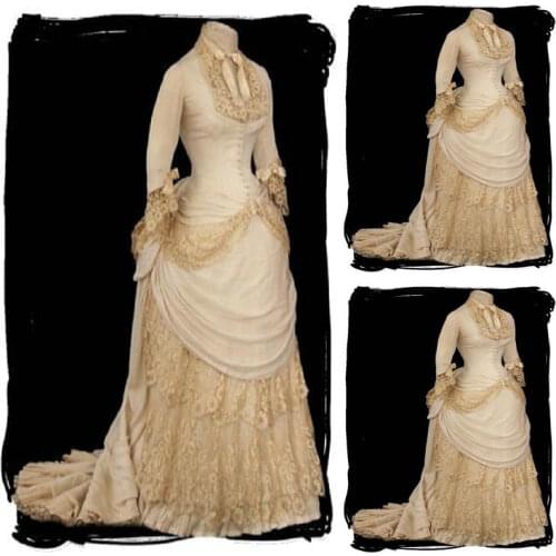 18 Century Civil War Southern Belle Gown evening Dress/Victorian Lolita dresses/scarlett dress US6-26 SC-1085