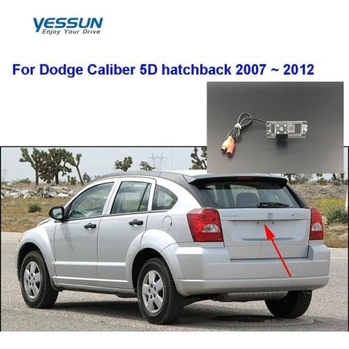 YessunRear View Reverse Camera For Dodge Caliber5D hatchback 2007 2008 2009 2010 2012 reversing camera/license plate camera