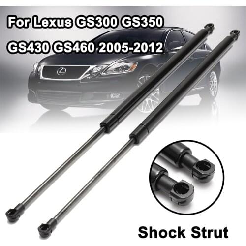 2pcs Car Front Hood Lift Support Shock Strut Arm Car Accessories For Lexus GS300 GS350 GS430 GS460 2005-2012