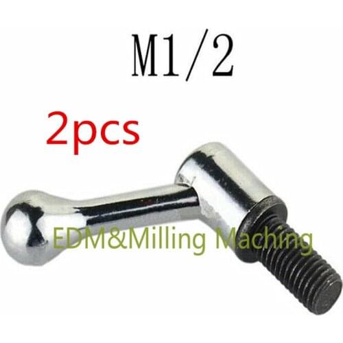 2PCS Bridgeport Milling Machine Table Lock Bolt Handle CNC Vertical Mill Tool M1/2 DURABLE