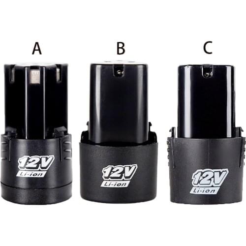 12V Electric Screwdriver Battery 1300/1500mAh 18650 Rechargeable lithium battery for Electric Drill/ Screwdriver Pistol Drill