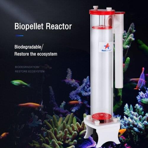 Aquarium Biopellet Filter Media Reactor PhosBan Reactor for Aquaria Removes Nitrate Phosphate Eliminates Algae in Saltwater