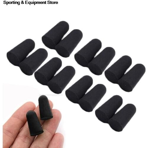 1/20PCS Black Travel Sleep Noise Prevention Earplugs Noise Reduction For Travel Sleeping Soft Tapered Foam Ear Plugs