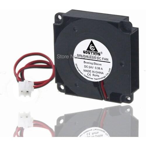 100 Pieces lot Gdstime Brushless DC Cooling Blower Fan 4CM 40mm x 10mm 4010 24V 2pin