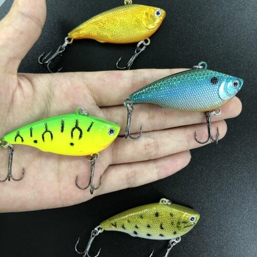 New 5.5cm 10g 10 Colors 3D Eyes summer Crankbait Wobbler Sinking Fishing Crankbaits Vib Lure Ice Hard Lure Mini Fishing Lure