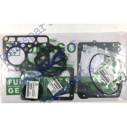 ZB600 Engine Gasket kit For Kubota excavator loader forklift tractor garbage truck diesel engine kit parts