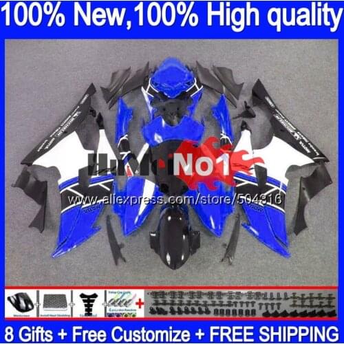 YZF-R6 For YAMAHA YZF R6 YZF-600 YZF 600 R 6 43MC.90 Black Blue YZF600 YZFR6 2008 2013 2014 2015 2016 08 13 14 15 16 Fairings
