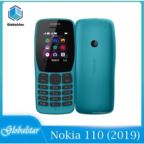 Nokia 110 Refurbished original 110 2019 FM Radio unlocked dual sim card Good Quality Mobile Phone one year warranty refurbished