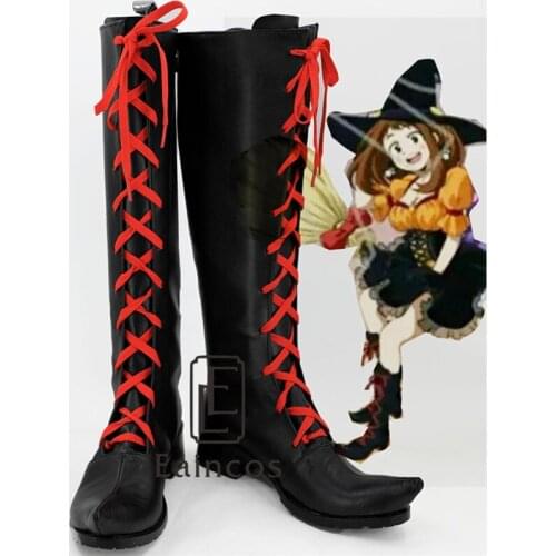 Anime My Hero Academia OCHACO URARAKA Cosplay Party Custom Made Shoes