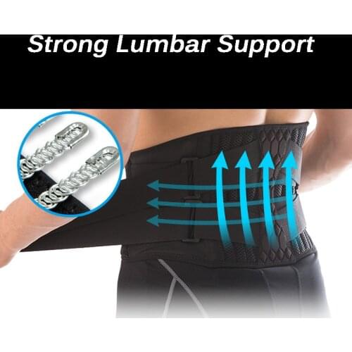 Waist SUPPORT fitness sports waist back support belts sweat belt trainer trimmer musculation abdominale Sports Safety factory