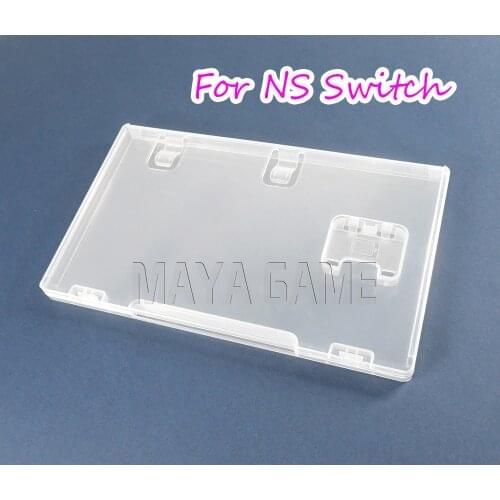 Transparent box Game Card Cartridge Holder Case shell For Nintend Switch NS game card with book holder for inserted cover