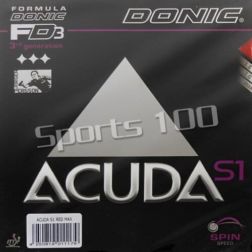 2Pieces Donic ACUDA S1 S 1 S-1 12081# Pimples in Table Tennis PingPong Rubber With Sponge 2015 The new listing max