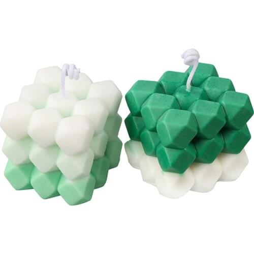 Silicone Magic Round Cube Shaper Candle Mould Mutilayer Diy Mold For Cake Bakery Candle