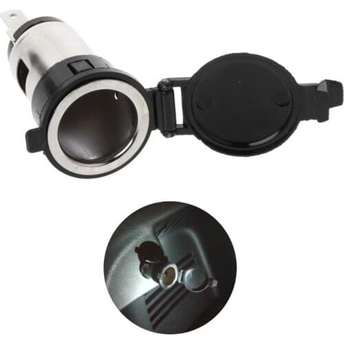 Waterproof 12-24V Cigarette Lighter Socket Power Plug Outlet Parts For Truck/Motorcycle / Boat / Car / Camper