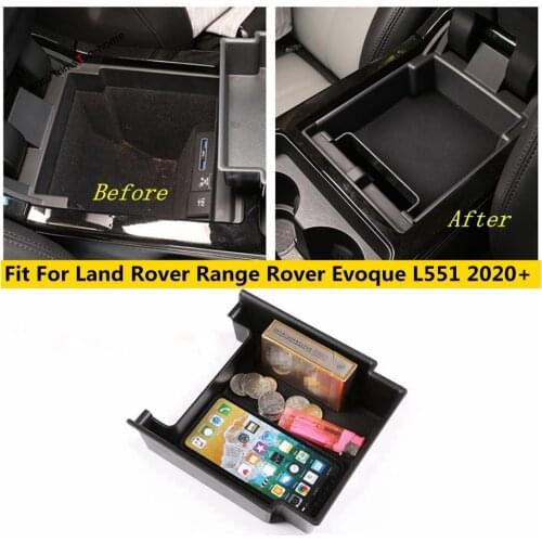 Yimaautotrims Car Central Armrest Storage Box Container Glove Organizer Case For Land Rover Range Rover Evoque L551 2020 2021