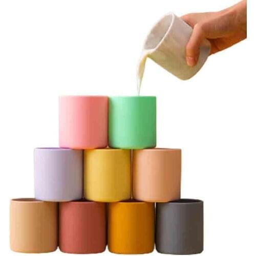 1 PCS Baby Learn To Drink Cup Baby Drinking Training Water Food Grade Silicone BPA Free Heat-Resistant Silicone Cups