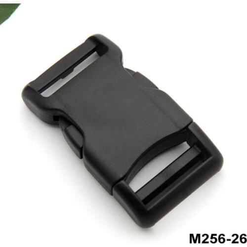 20pcs HLD/M256-26mm plastic POM buckles backpack contoured buckles side release buckles for strap webbing Extension arched