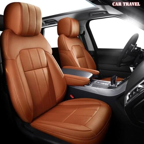 CAR TRAVEL custom leather car seat cover for Porsche Macan panamera Cayenne Boxster Automobiles Seat Covers car seats