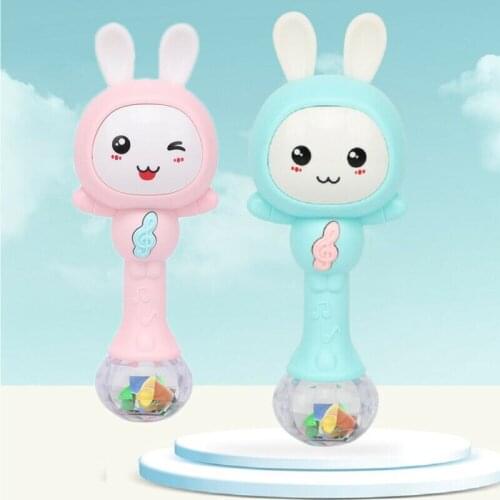 Baby Music Teether Rattle Toy for Child 0-12 Education Mobile Cot Kids Bed Bell Newborn Stroller Crib Infant Pacifier Weep Tear