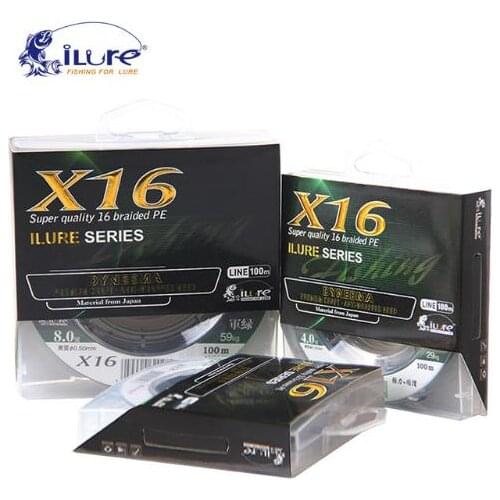 ILure X16 PE Fishing Line 16 Braids 100m