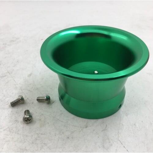 SherryBerg carburetor air horns carburetor 45mm Velocity Stack Keihin TM PE 28 PWK OKO 30 Carb Intake 50mm Green color trumpet