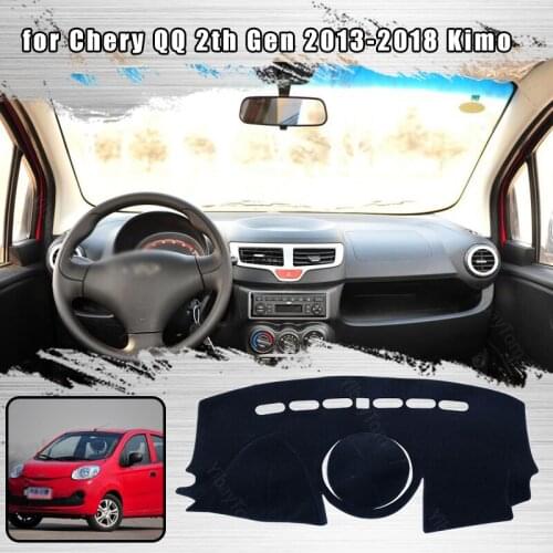 Car Dashboard Cover Dash Mat for Chery QQ 2th Gen 2013-2018 Kimo Auto Non-slip Sun Shade Pad Carpet