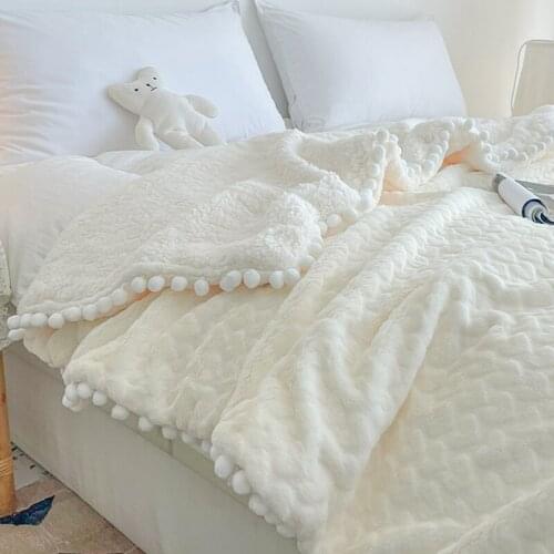 MCAO Fleece Blankets On The Sofa