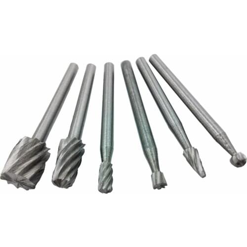 6pcs dremel rotary tool mini drill bit set cutting tools for woodworking knife wood carving tools kit wood tools accessories