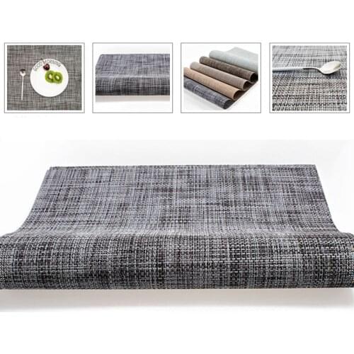 45x30cm Heat Insulation Non-slip Placemat Dining Table placemat Slip Insulation Pad heat resistant Plastic Pan Table Mat