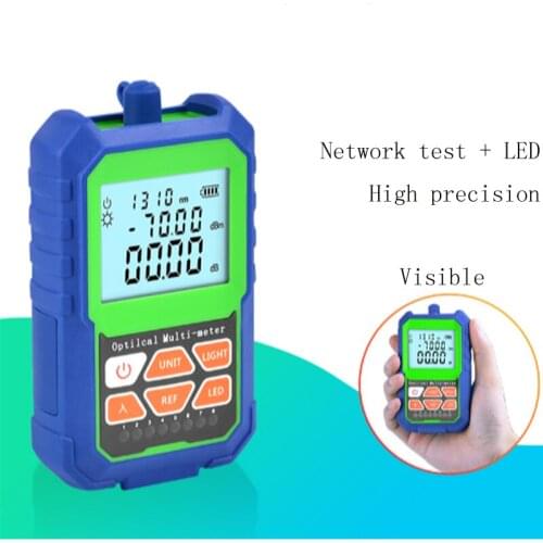 High-precision optical power meter mini fiber tester light decay power tester network cable tester battery type A-70~+3