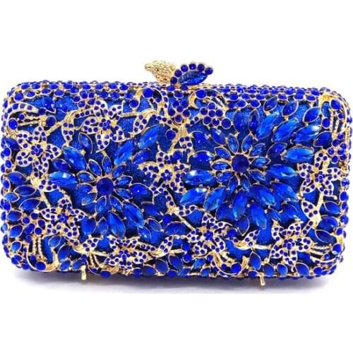 Ladies handbag Bridal wedding party purse women evening party bag diamonds crystal clutches elegant crystal wallet purse