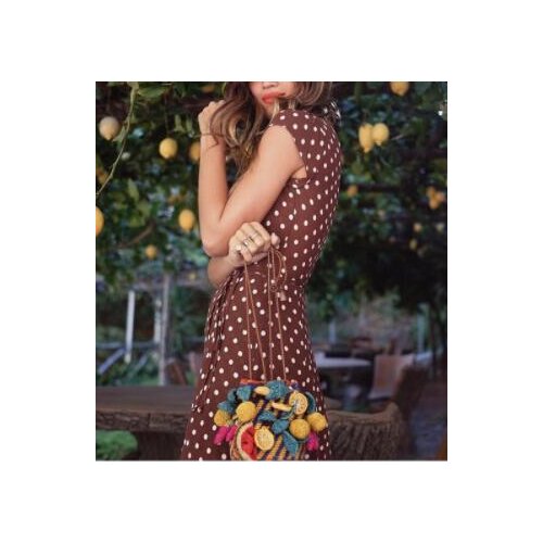 2021 Polka Dot Dress Summer Dress Women Beach Dresses Bohemian V Neck Split Asymmetric Long Elegant Party Vestidos Wrap Dresses