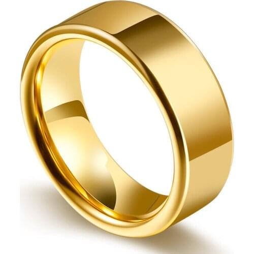 Gold ring men fashion jewelry stainless steelsimple rings gifts for woman accessories women wedding rings Delicate wholesale men