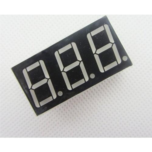 10pcs Digital Tube 3bit 3 bit Common Cathode 0.56" 0.56in. Red LED Digit 7 Segment In Stock