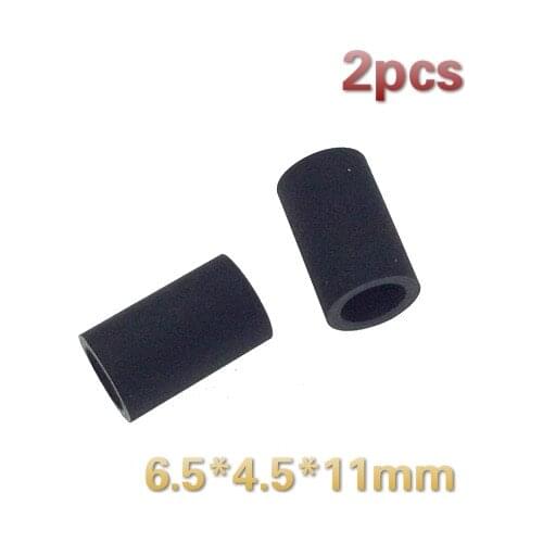2pcs 6.5*4.5*11mm for Walkman tape recorder drive pinch roller rubber ring cassette deck audio pressure belt pulley