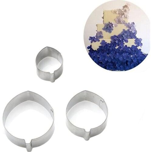Hydrangea Petals Stainless Steel Flower Mold Cutter Cake Decorating Tools Kitchen Baking Tools