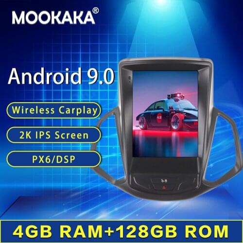 Tesla Screen 4G 128G Android PX6 Car Multimedia Radio No DVD Player For Ford FORD EcoSport 2013-2017 GPS Navigation Head Unit