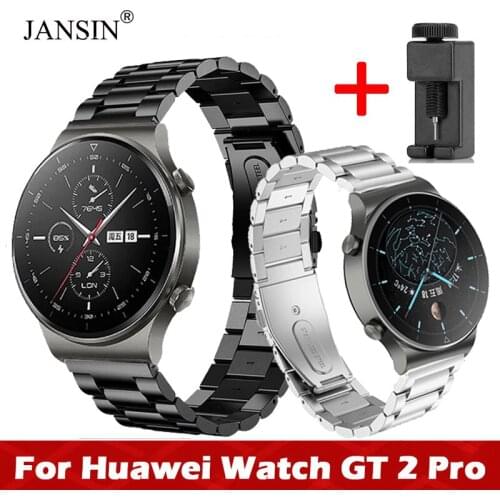 Stainless Steel Band For HUAWEI WATCH GT 2 Pro Metal Wrist Bracelet Strap For huawei gt 2 pro GT2 Pro Pulseira Watchband Correa