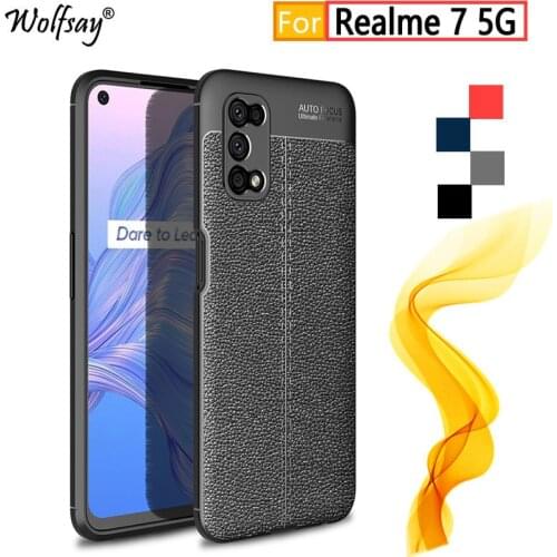 For Oppo Realme 7 5G Case Rubber Housings Shockproof Bumper Silicone Case For Realme 7 5G Phone Cover For Oppo Realme 7 5G Case