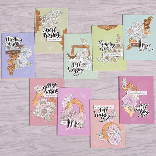 Flower 3d cards paper handmade greeting cards for all occasions birthday party wedding valentine