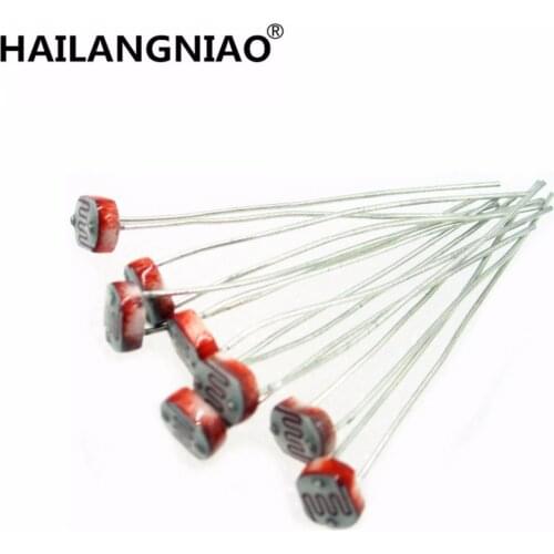 500pcs/lot 5506 GL5506 5MM Photoresistor Light Dependent Resistor LDR Photoconductive resistance