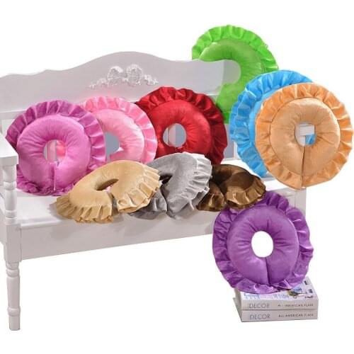 Flower Shape Beauty Salon Massage Pillow Neck Support Head Rest Cushion Pillow Office Flight Travel Neck Rest Soft Pillow