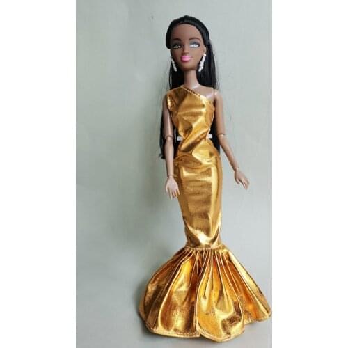 30cm Beautiful Black Africa Doll 1/6 African Dolls With Clothes and Shoes set for Girls Birthday Gifts